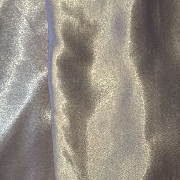 Women Full Length Prom Party Dress CrissCross Straps Leg Slit Size 8 *READ FLAWS - Picture 15 of 16